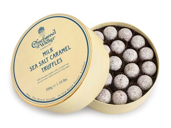 Milk Sea Salt Caramel Chocolate Truffles