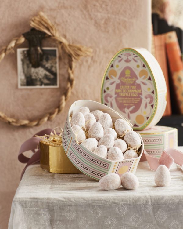 Oval Easter Pink Marc de Champagne Truffles - Image 2