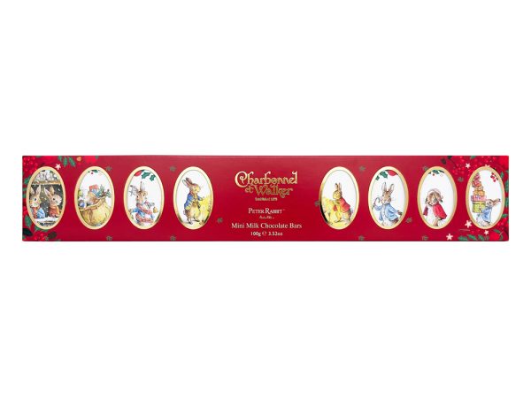 Peter Rabbit Festive Portraits - Ten Mini Milk Chocolate Bars