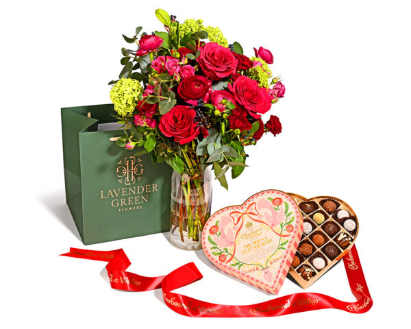 Lavender Green Flowers Exclusive Valentine’s Gift Set