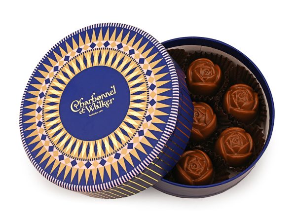 Elegant Milk Chocolate Praline Roses