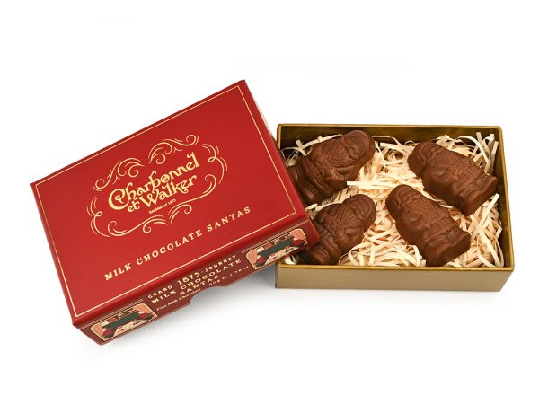 Milk Chocolate Santas