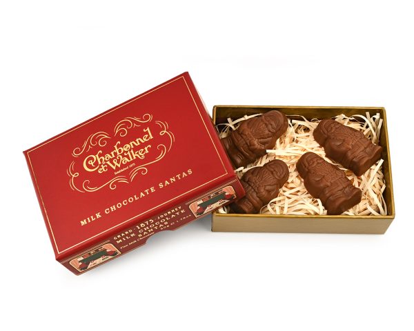 Milk Chocolate Santas