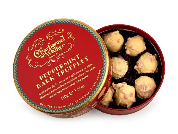 Peppermint Bark Truffles