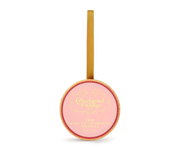 Pink Marc de Champagne Truffle Bauble - Image 2