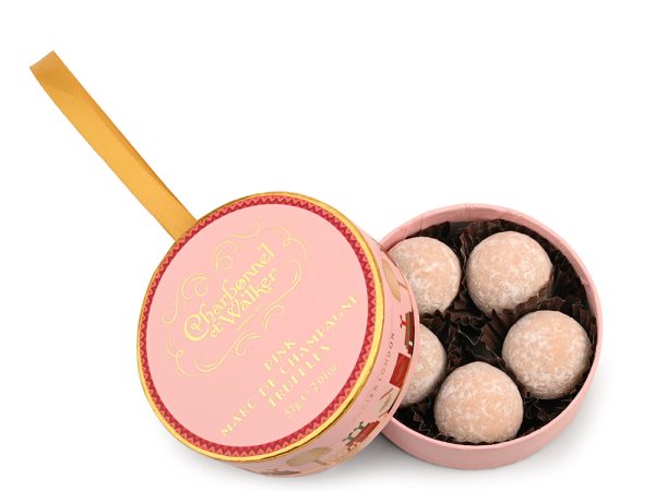 Pink Marc de Champagne Truffle Bauble
