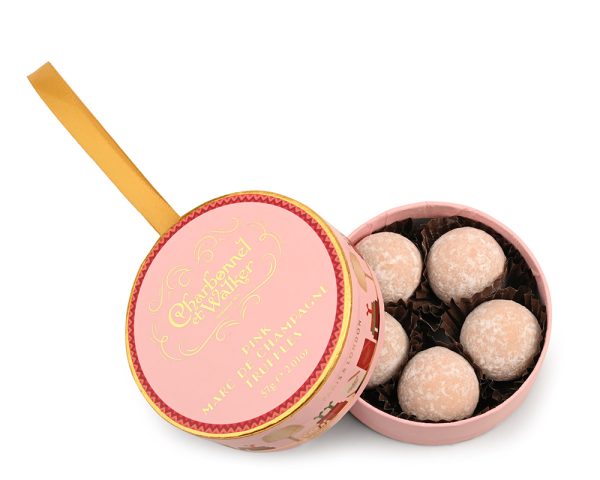 Pink Marc de Champagne Truffle Bauble