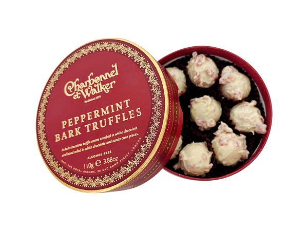 Peppermint Bark Truffles