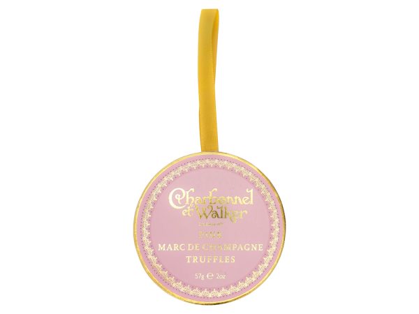 Pink Marc de Champagne Truffle Bauble