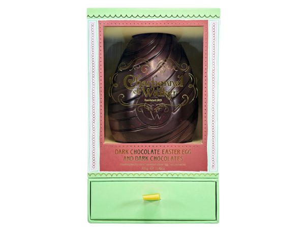 Dark Chocolate Feuilletine Easter Egg with Dark Chocolates & Truffles