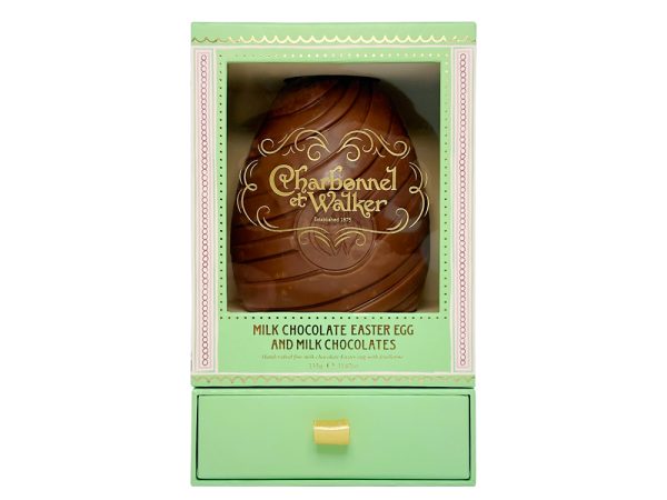 Milk Chocolate Feuilletine Easter Egg with Milk Chocolates & Truffles