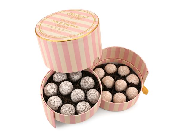 Pink & Milk Marc de Champagne Truffles 275g